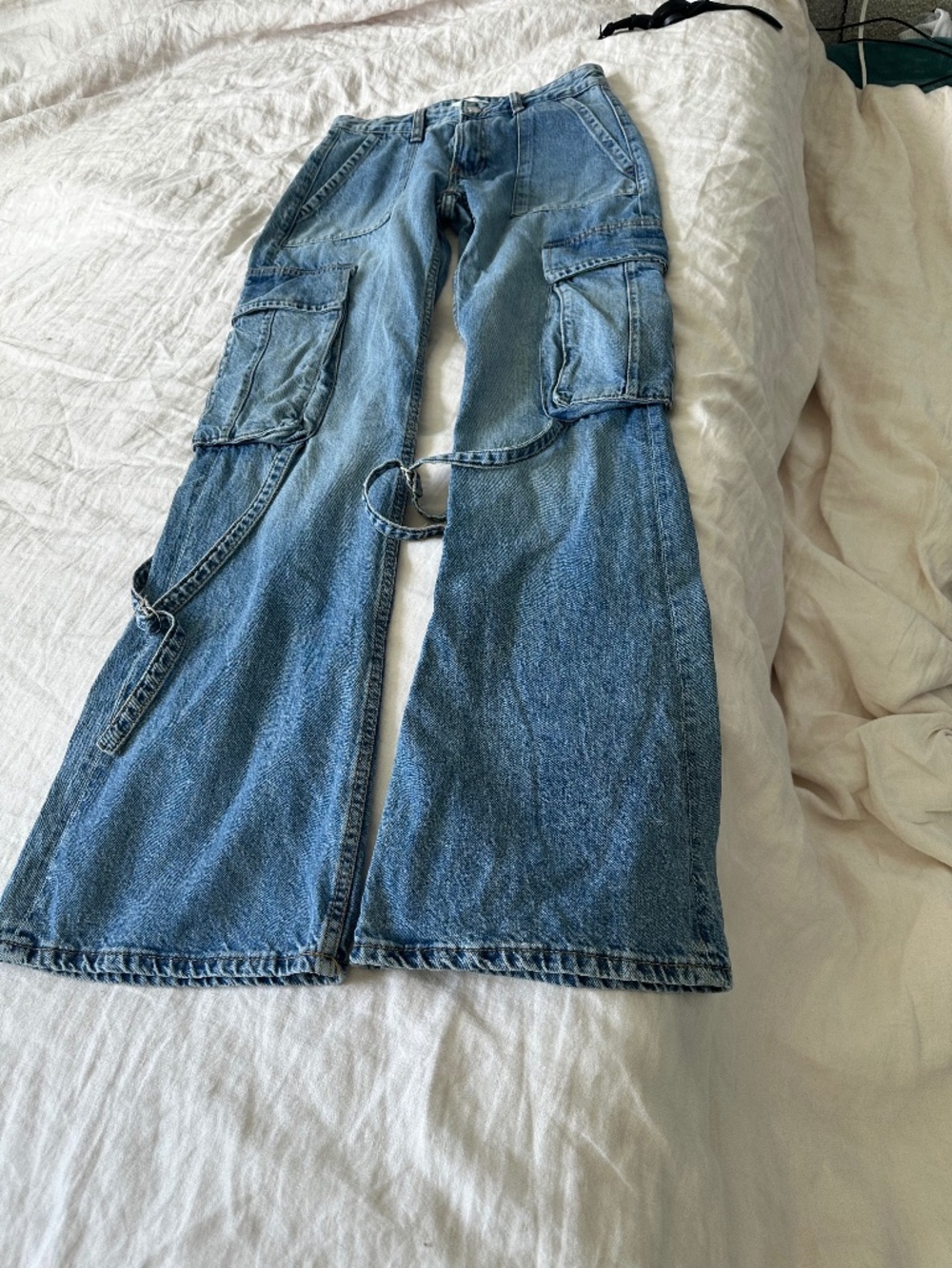 Zara Denim Cargo